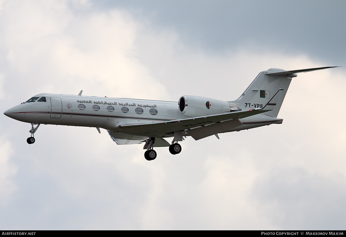 Aircraft Photo of 7T-VPS | Gulfstream Aerospace G-IV Gulfstream IV-SP | Algeria - Government | AirHistory.net #266499