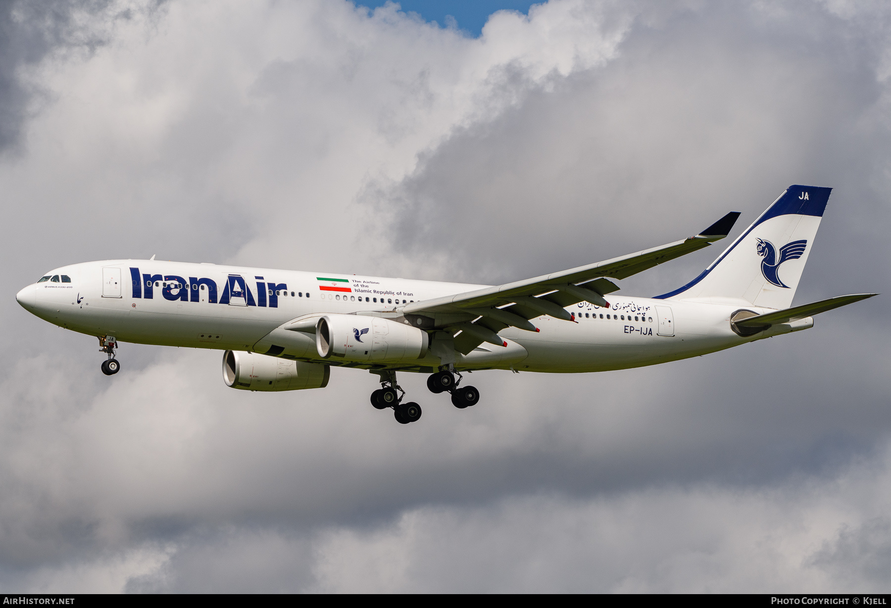 Aircraft Photo of EP-IJA | Airbus A330-243 | Iran Air | AirHistory.net #266500