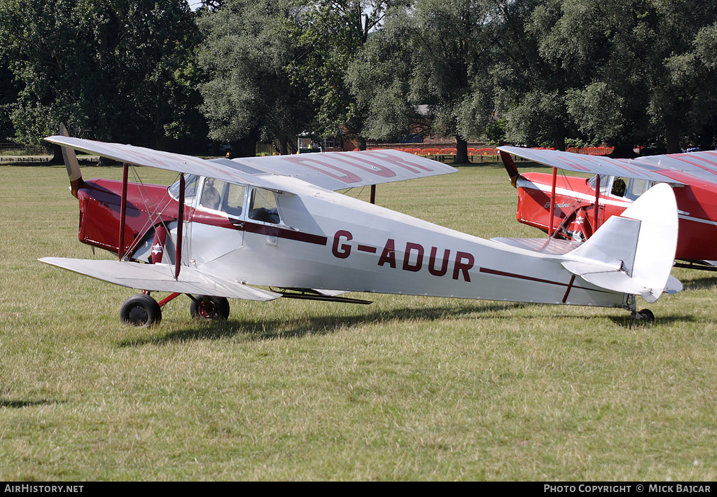 Aircraft Photo of G-ADUR | De Havilland D.H. 87B Hornet Moth | AirHistory.net #266519