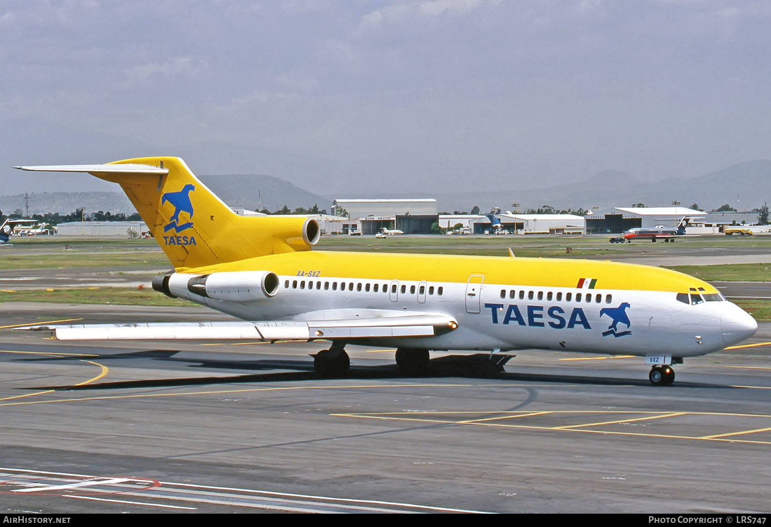 Aircraft Photo of XA-SXZ | Boeing 727-23 | TAESA - Transportes Aéreos Ejecutivos | AirHistory.net #266528