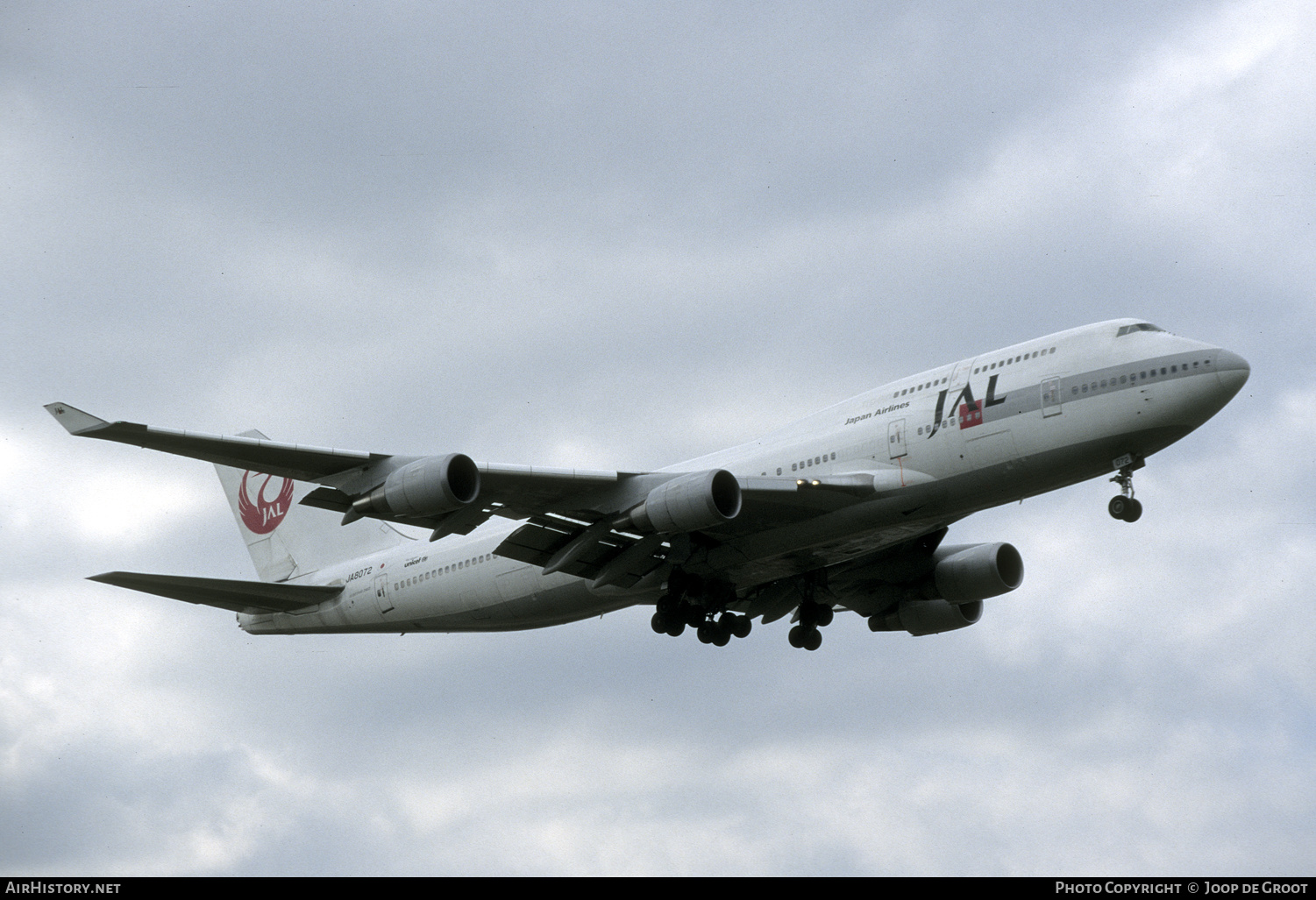 Aircraft Photo of JA8072 | Boeing 747-446 | Japan Airlines - JAL | AirHistory.net #266539