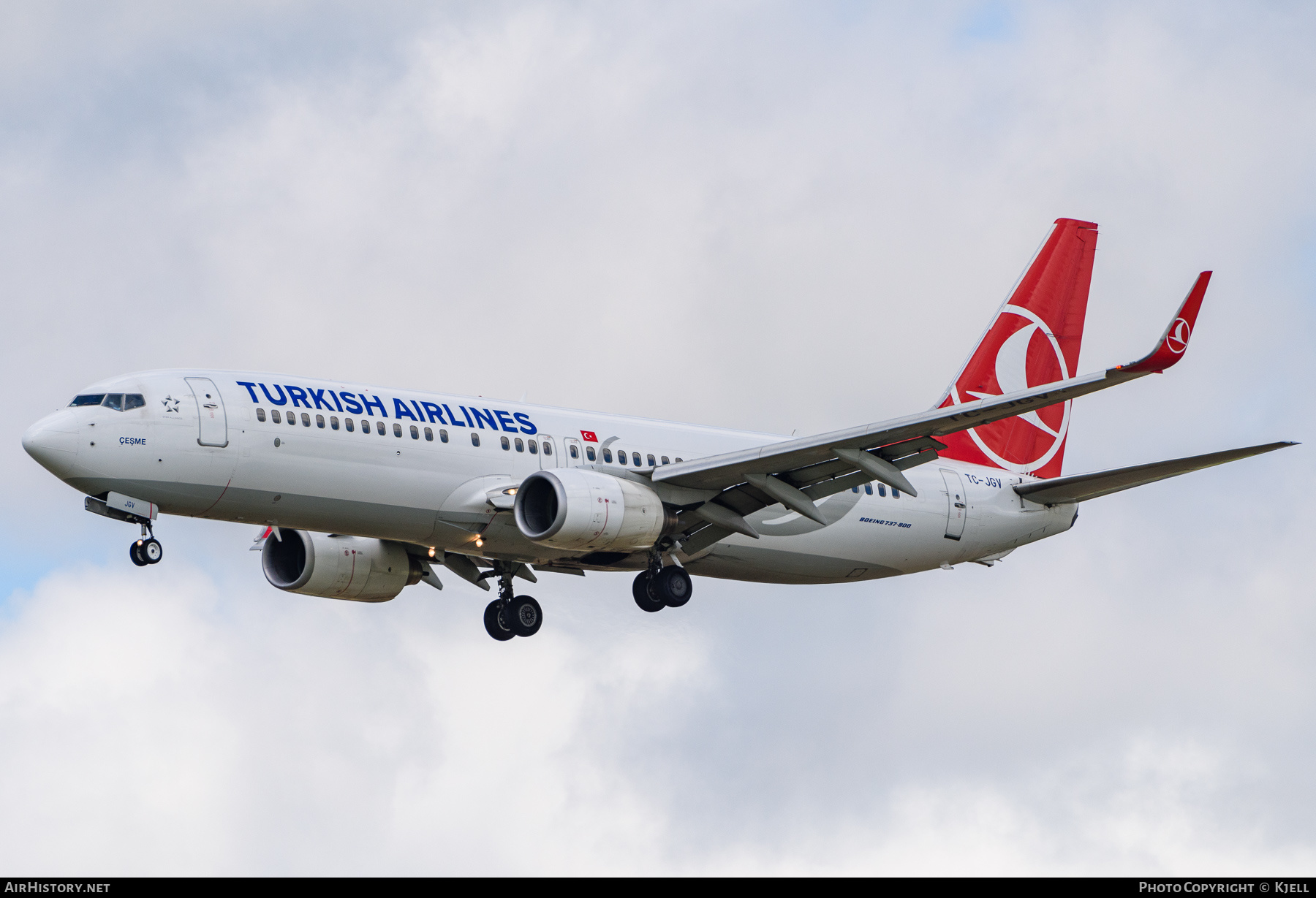 Aircraft Photo of TC-JGV | Boeing 737-8F2 | Turkish Airlines | AirHistory.net #266543