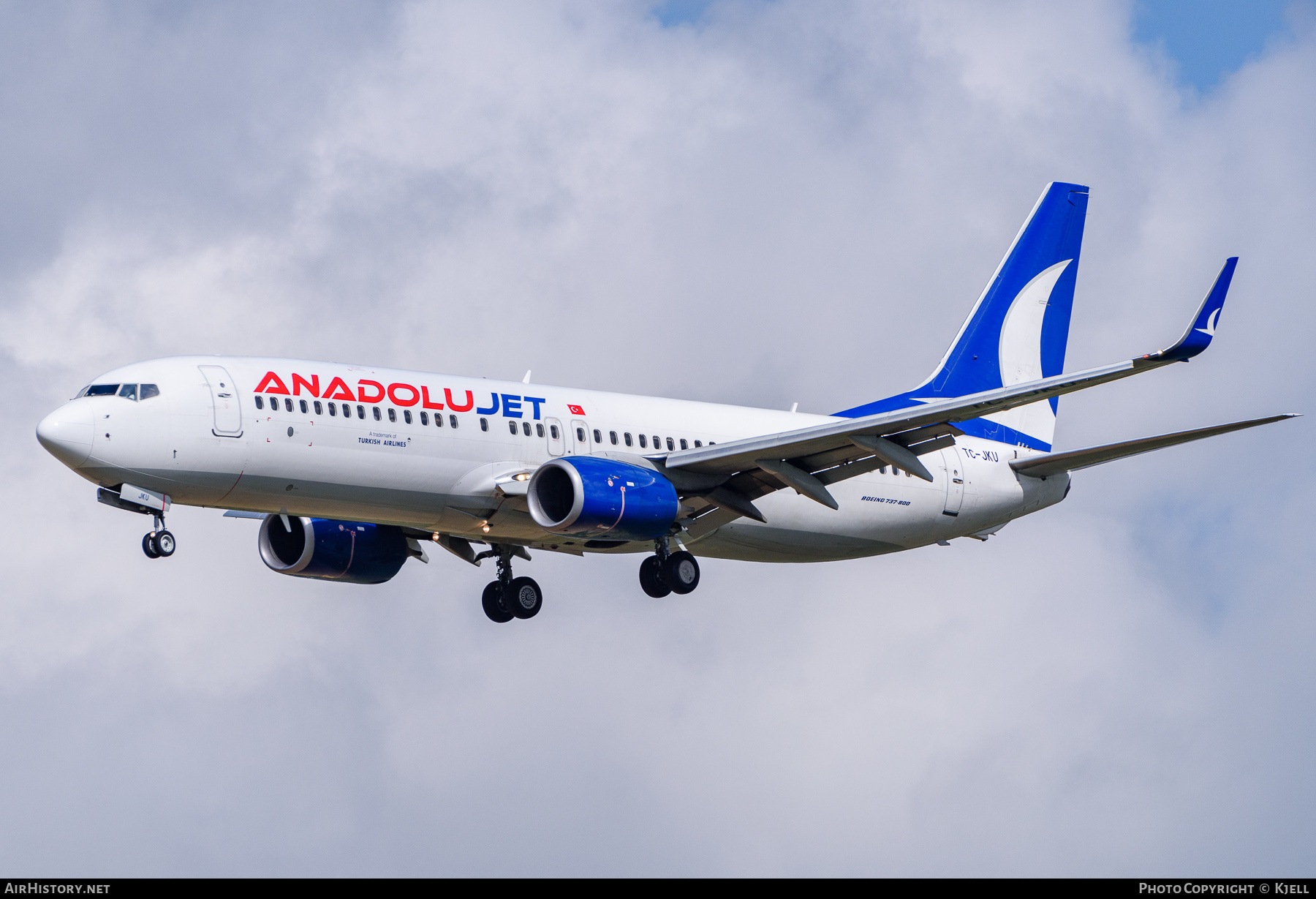 Aircraft Photo of TC-JKU | Boeing 737-8Q8 | AnadoluJet | AirHistory.net #266547