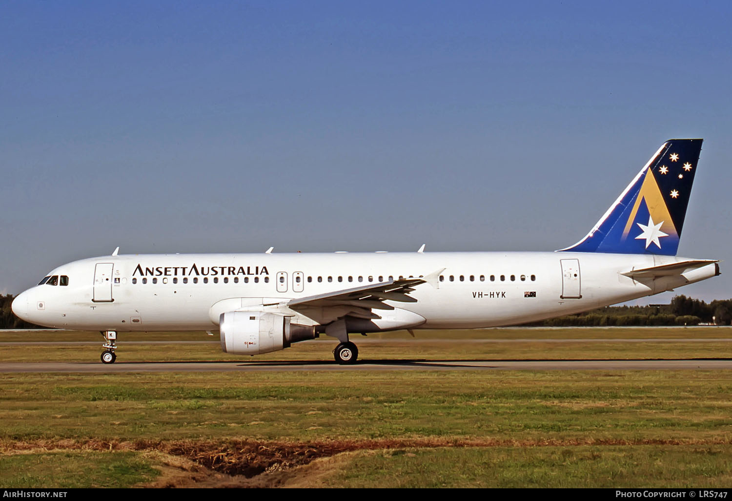 Aircraft Photo of VH-HYK | Airbus A320-211 | Ansett Australia | AirHistory.net #266555