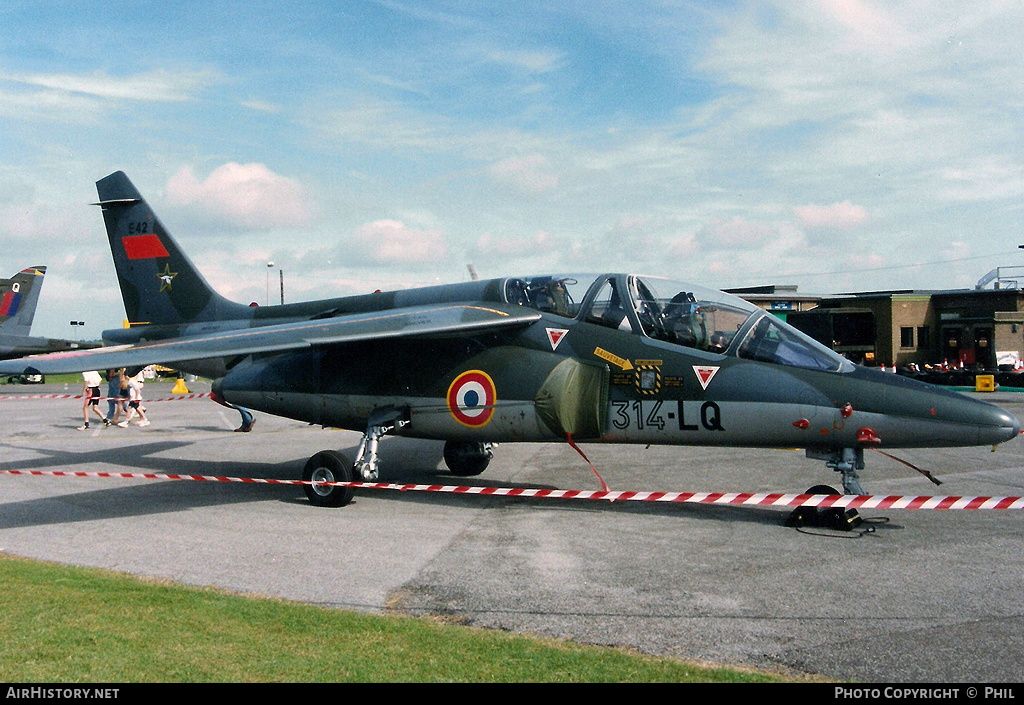 Aircraft Photo of E42 | Dassault-Dornier Alpha Jet E | France - Air Force | AirHistory.net #266556