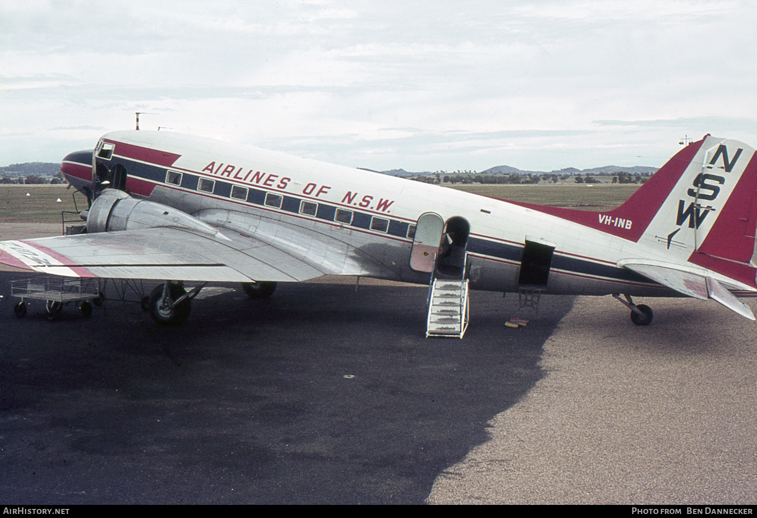 Aircraft Photo of VH-INB | Douglas DC-3-G202A | Airlines of NSW | AirHistory.net #266570