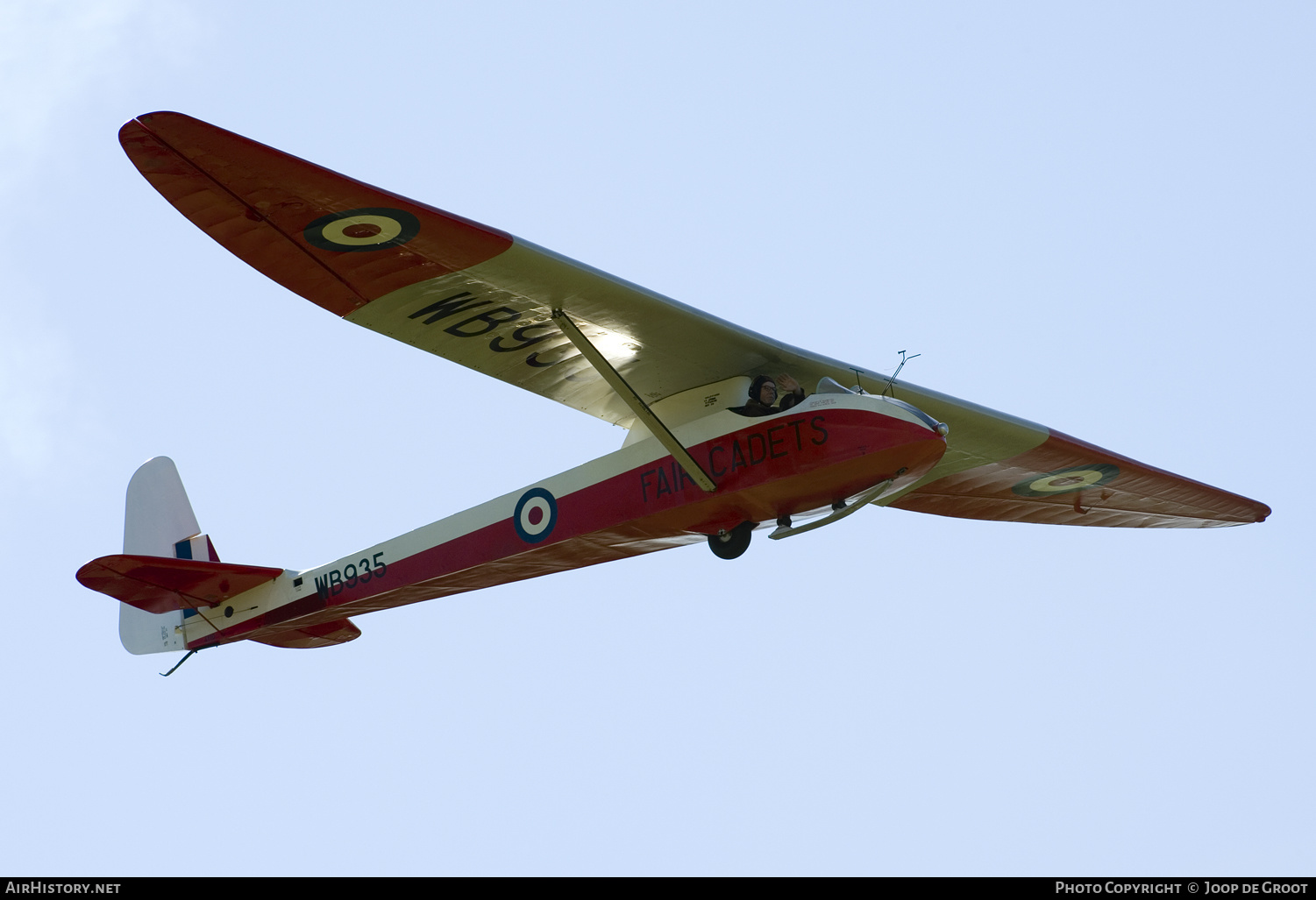 Aircraft Photo of BGA4110 / 4110 / WB935 | Slingsby Sedbergh TX1 (T-21B) | UK - Air Force | AirHistory.net #266596