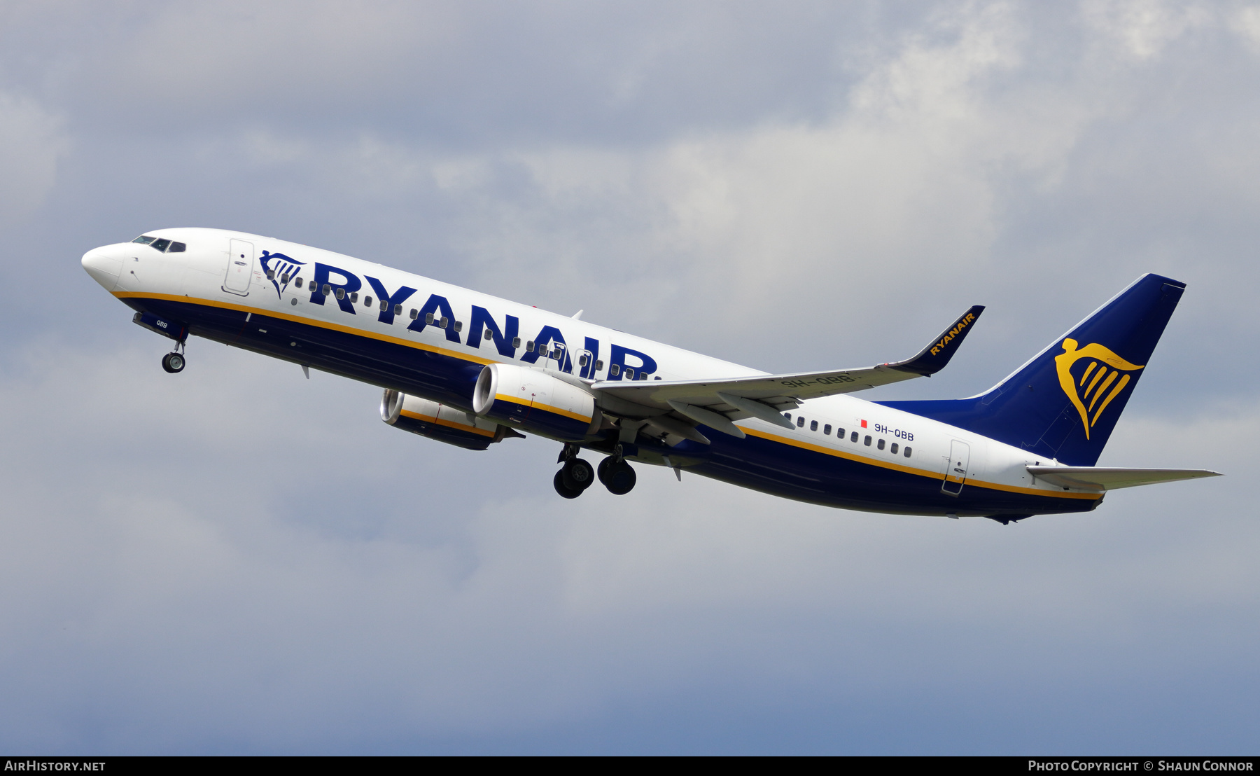 Aircraft Photo of 9H-QBB | Boeing 737-8AS | Ryanair | AirHistory.net #266597