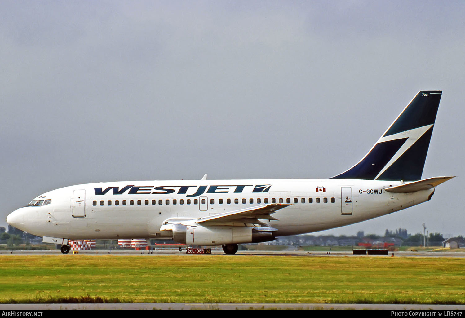 Aircraft Photo of C-GCWJ | Boeing 737-297/Adv | WestJet | AirHistory.net #266603