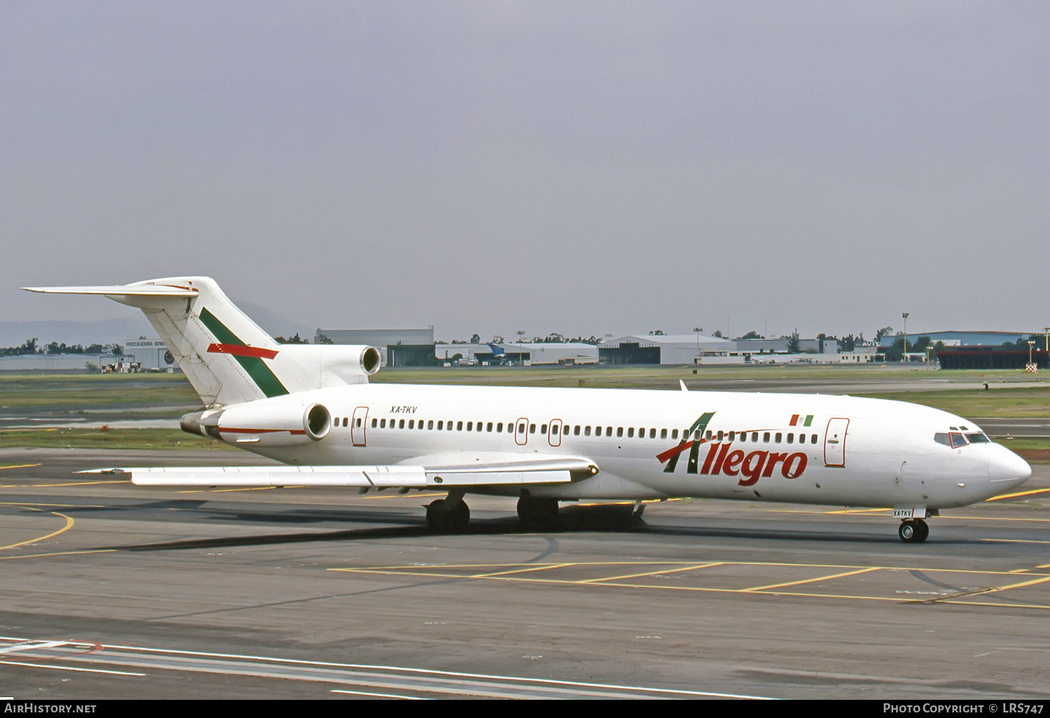 Aircraft Photo of XA-TKV | Boeing 727-221/Adv | Allegro Air | AirHistory.net #266608