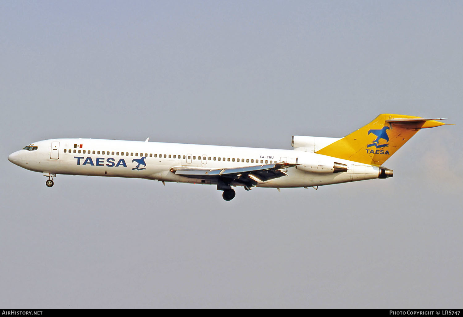 Aircraft Photo of XA-THU | Boeing 727-225/Adv | TAESA - Transportes Aéreos Ejecutivos | AirHistory.net #266610