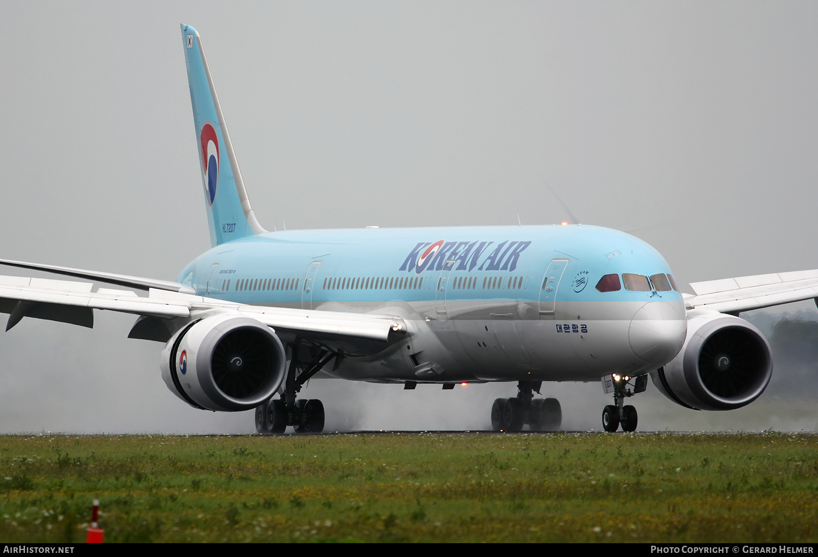 Aircraft Photo of HL7207 | Boeing 787-9 Dreamliner | Korean Air | AirHistory.net #266617