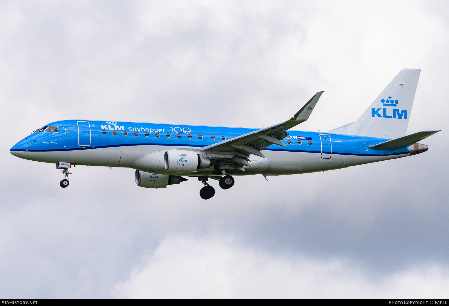 Aircraft Photo of PH-EXW | Embraer 175STD (ERJ-170-200STD) | KLM Cityhopper | AirHistory.net #266618