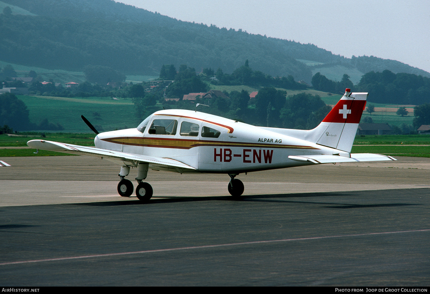 Aircraft Photo of HB-ENW | Beech A23-24 Musketeer Super III | Alpar | AirHistory.net #266629