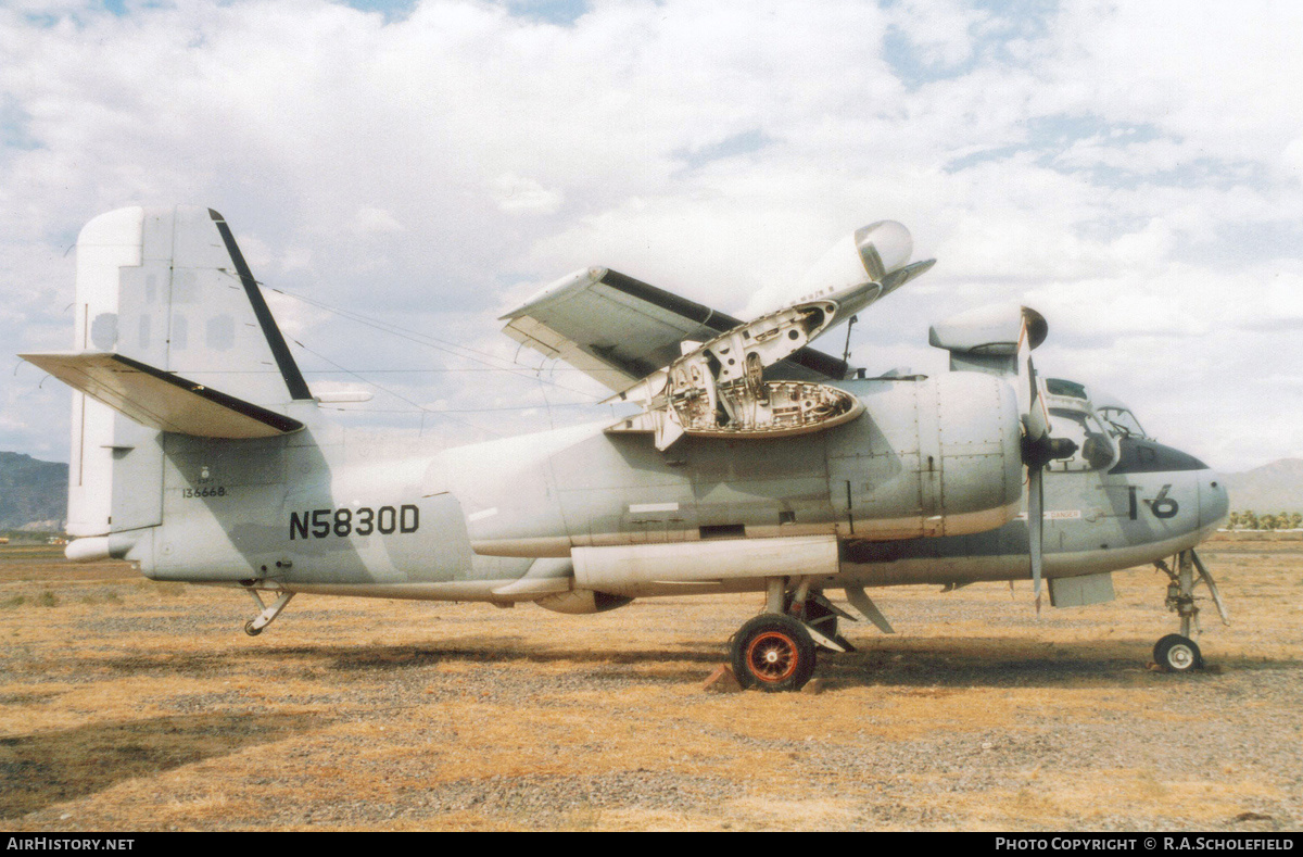 Aircraft Photo of N5830D / 136668 | Grumman S2F-1 Tracker | AirHistory.net #266640