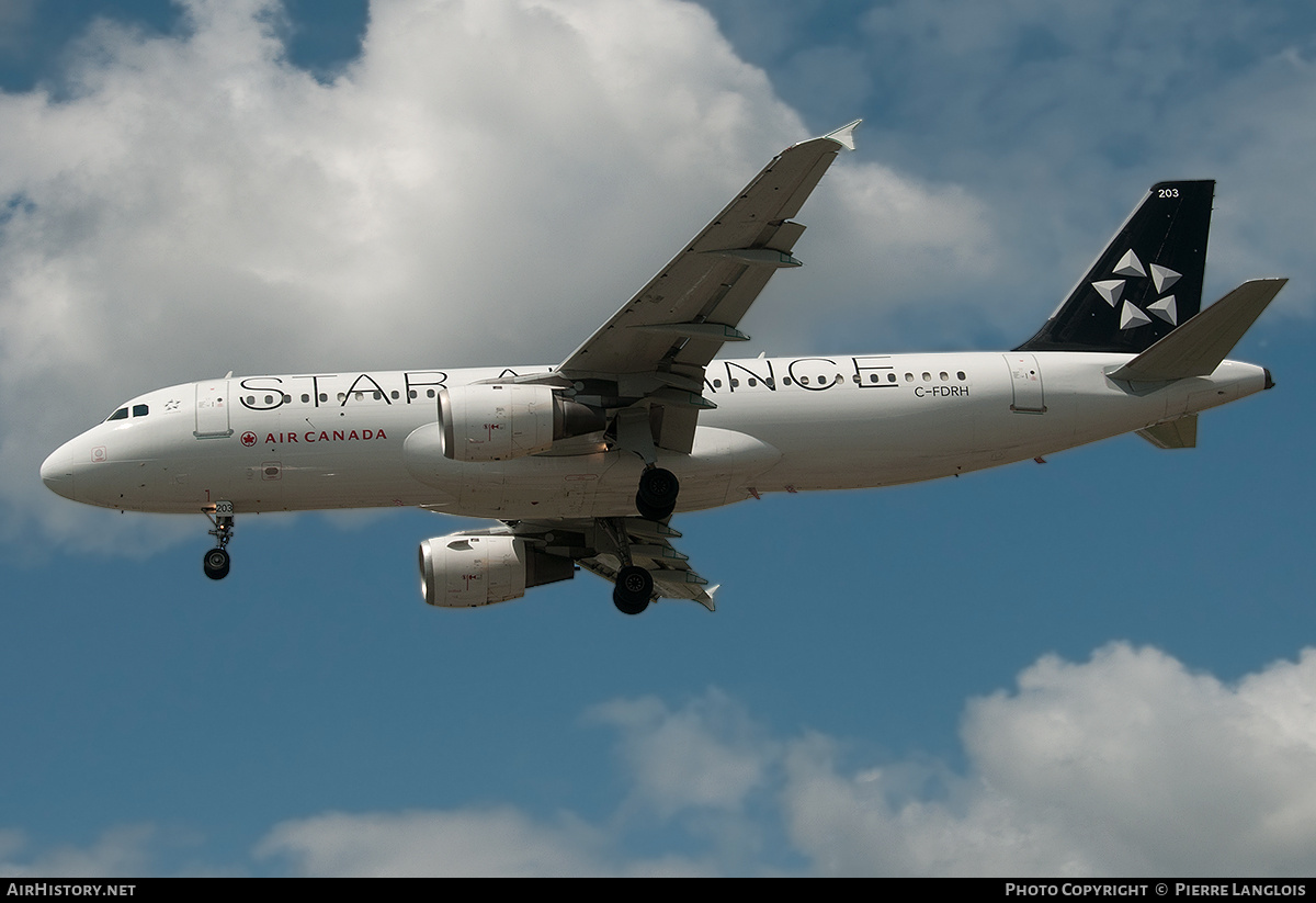 Aircraft Photo of C-FDRH | Airbus A320-211 | Air Canada | AirHistory.net #266649