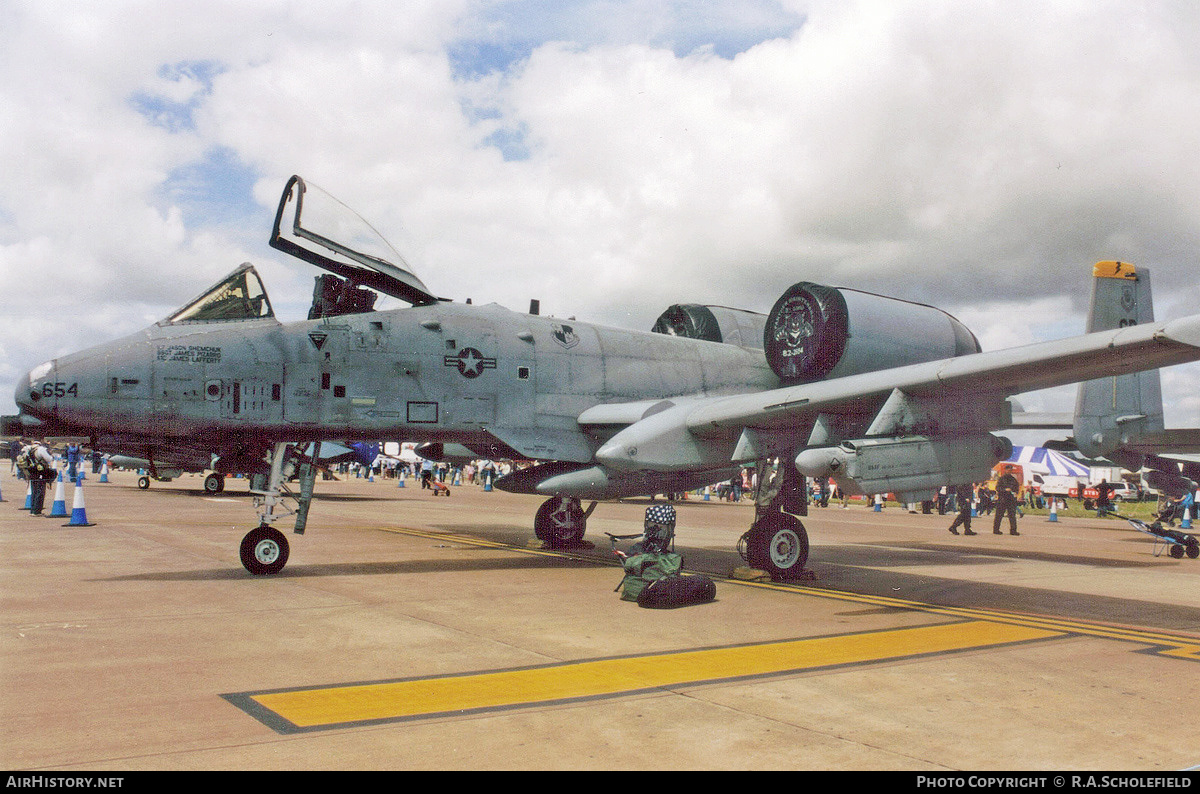 Aircraft Photo of 82-0654 / AF82-654 | Fairchild A-10A Thunderbolt II | USA - Air Force | AirHistory.net #266655