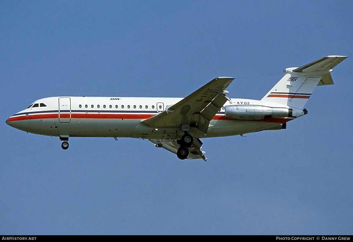 Aircraft Photo of G-AVOF | BAC 111-416EK One-Eleven | British Island Airways - BIA | AirHistory.net #266659