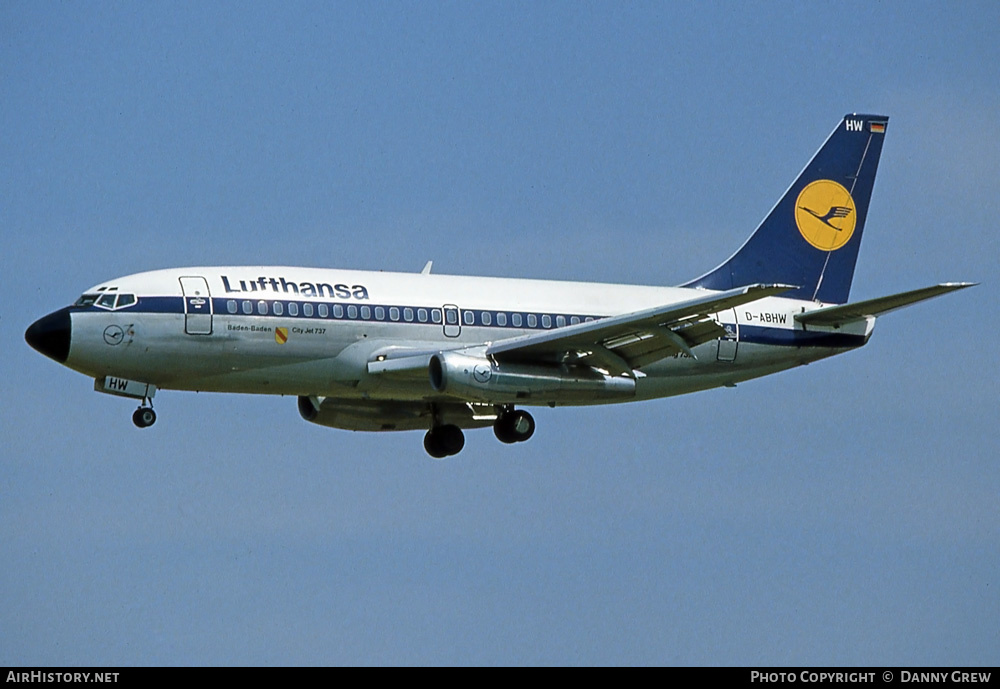 Aircraft Photo of D-ABHW | Boeing 737-230/Adv | Lufthansa | AirHistory.net #266667