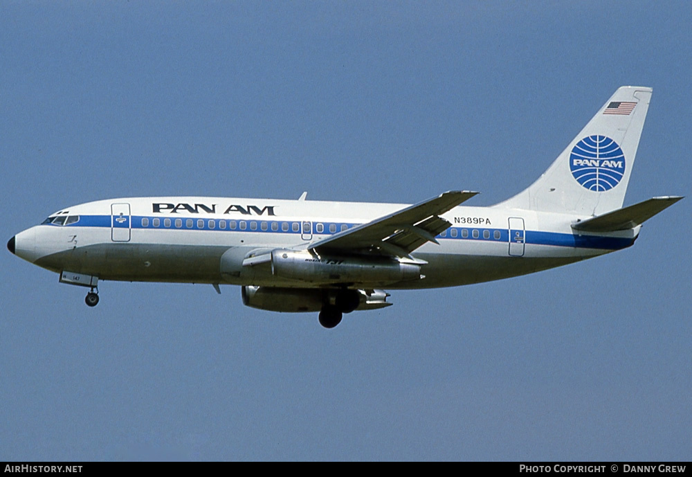 Aircraft Photo of N389PA | Boeing 737-296/Adv | Pan American World Airways - Pan Am | AirHistory.net #266668