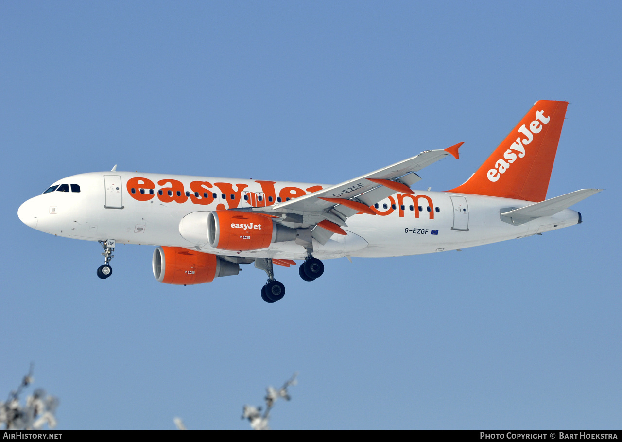 Aircraft Photo of G-EZGF | Airbus A319-111 | EasyJet | AirHistory.net #266700