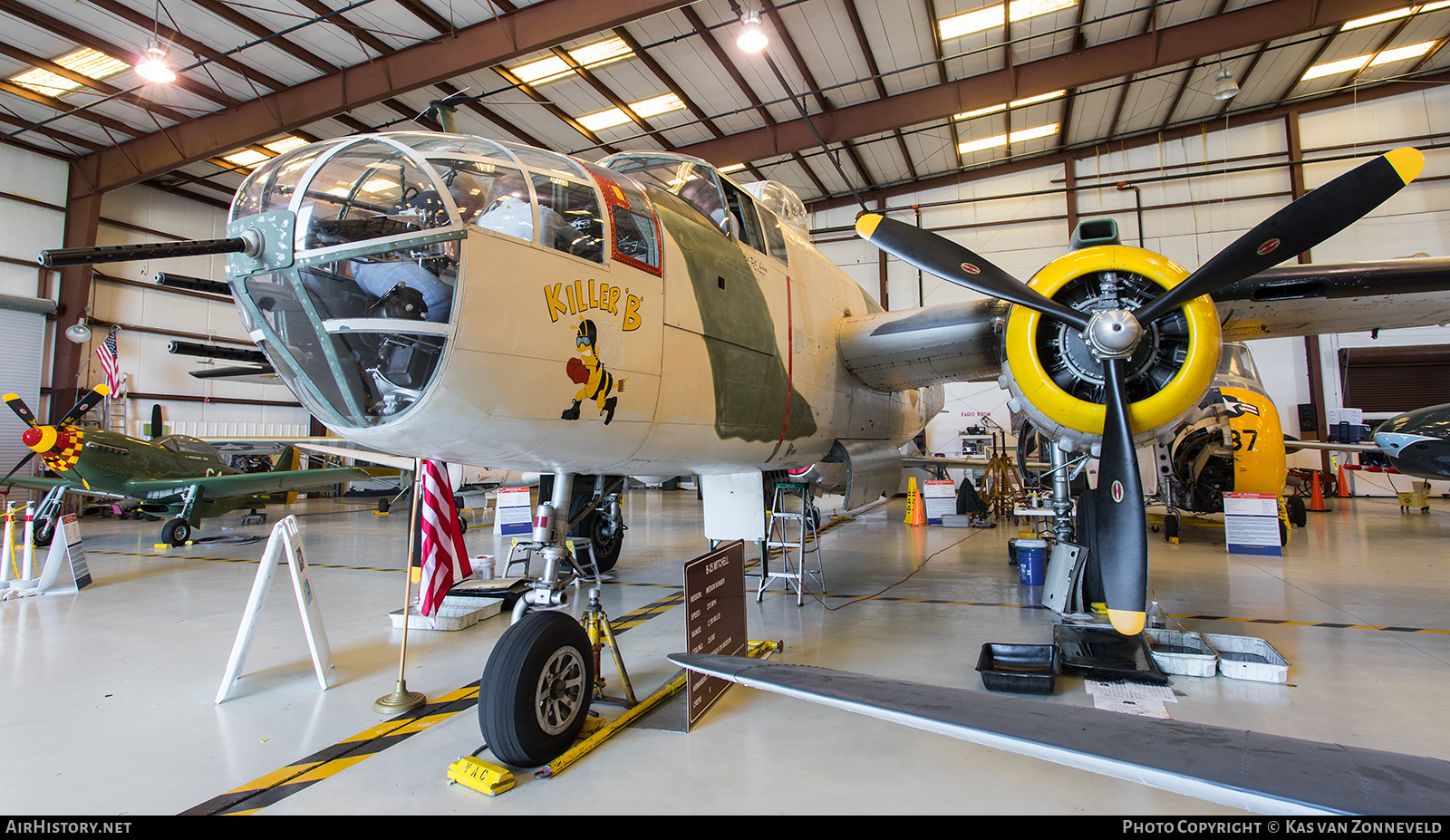 Aircraft Photo of N62163 | North American B-25J Mitchell | USA - Air Force | AirHistory.net #266704