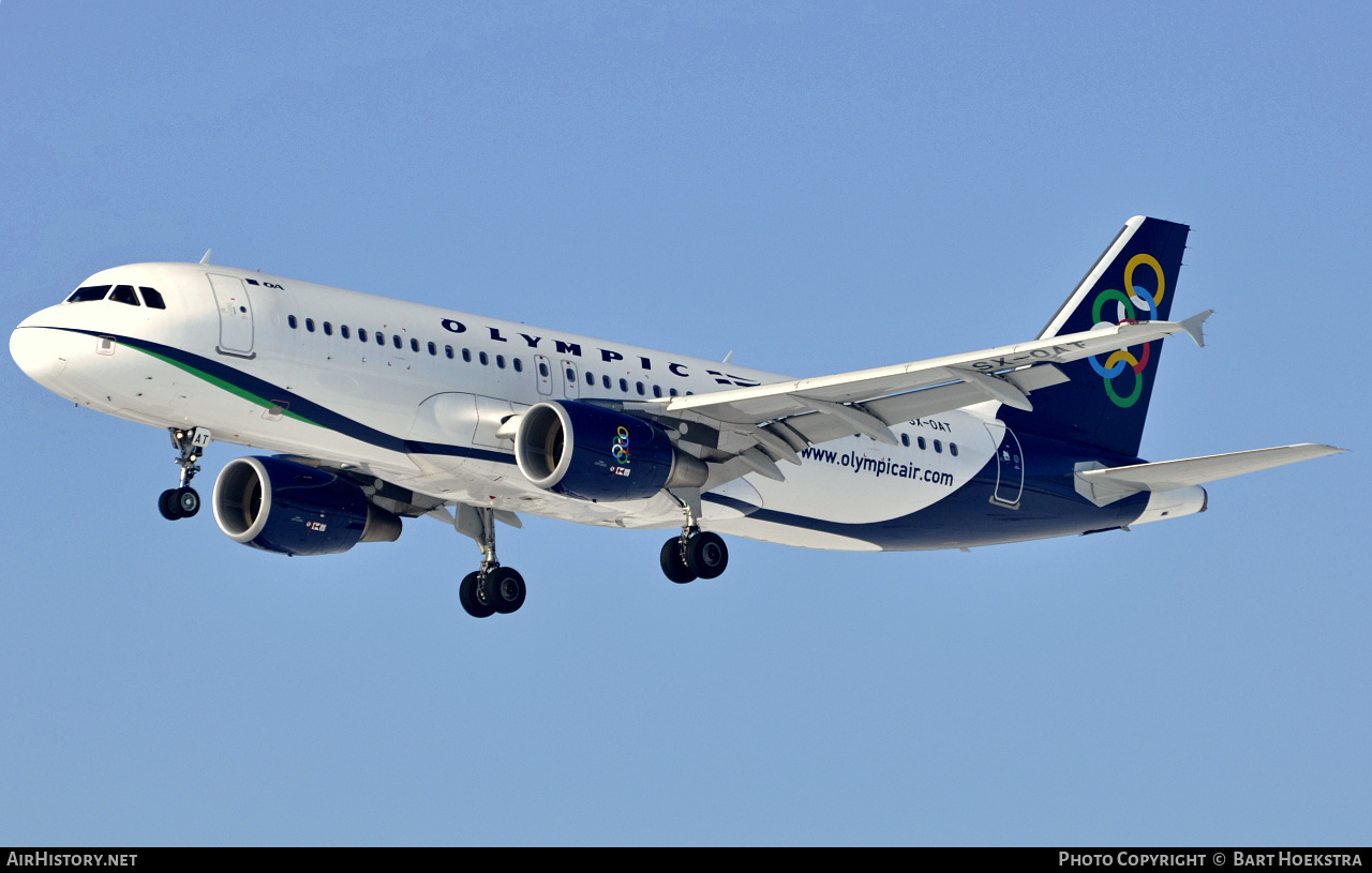 Aircraft Photo of SX-OAT | Airbus A320-214 | Olympic | AirHistory.net #266711