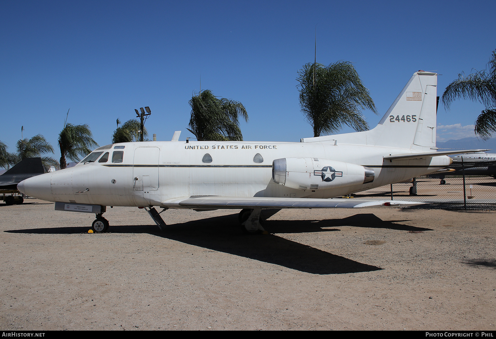 Aircraft Photo of 62-4465 / 24465 | North American CT-39A | USA - Air Force | AirHistory.net #266723