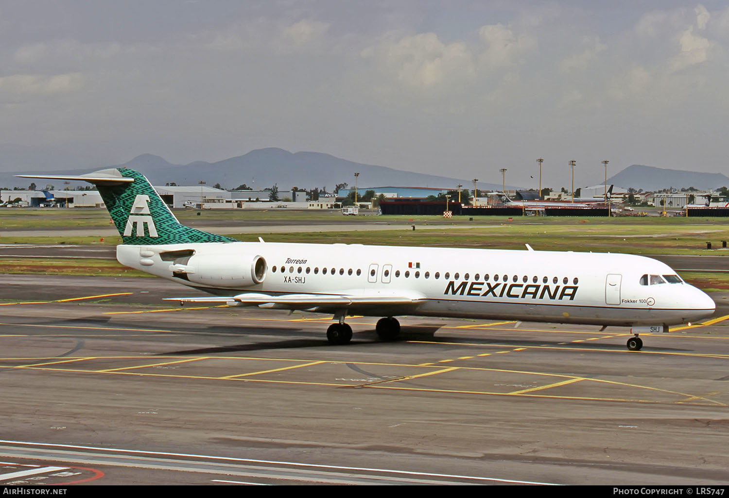 Aircraft Photo of XA-SHJ | Fokker 100 (F28-0100) | Mexicana | AirHistory.net #266747