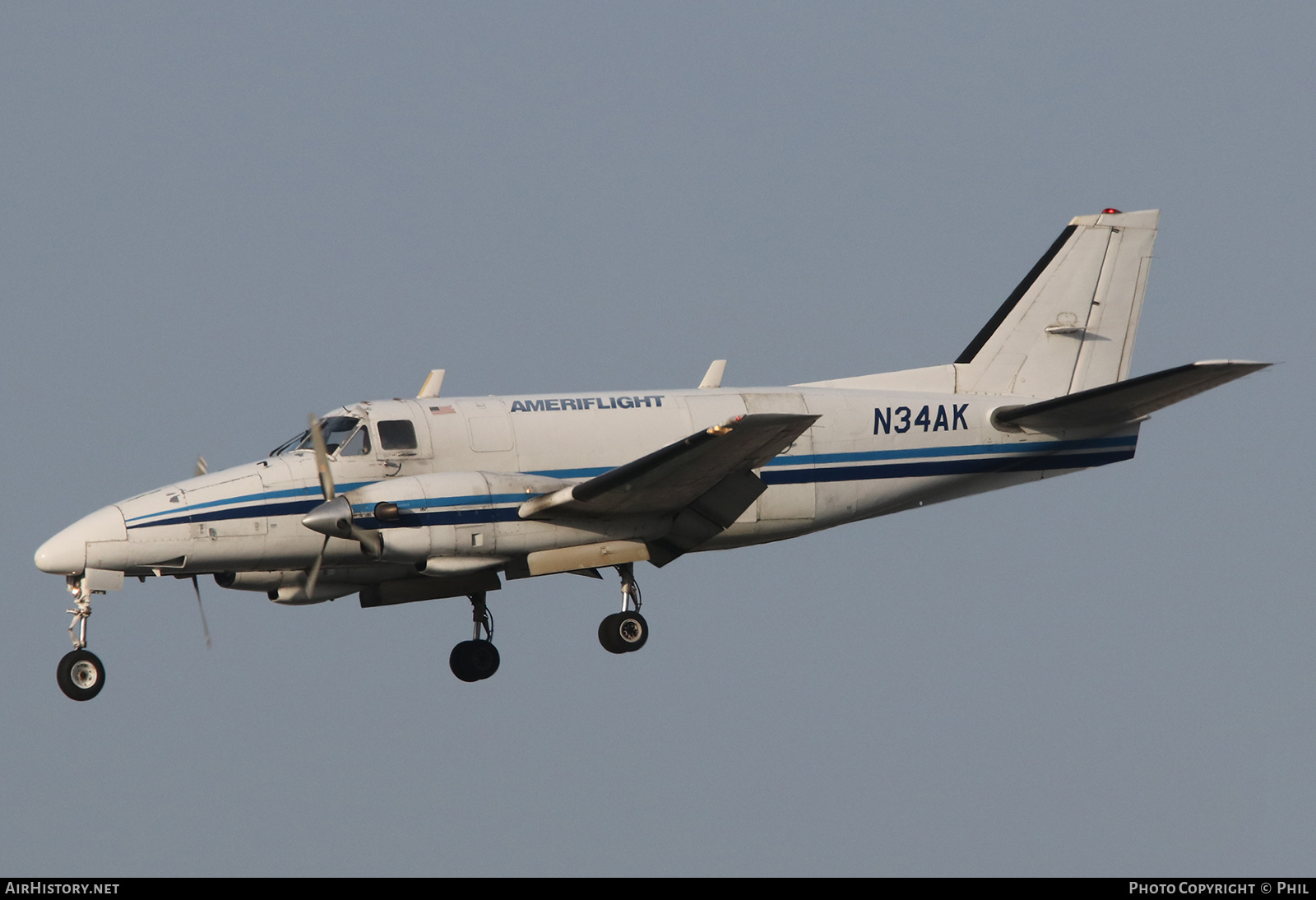 Aircraft Photo of N34AK | Beech 99A Airliner | Ameriflight | AirHistory.net #266802