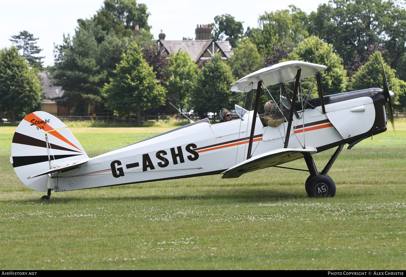 Aircraft Photo of G-ASHS | Stampe-Vertongen SV-4C | AirHistory.net #266815