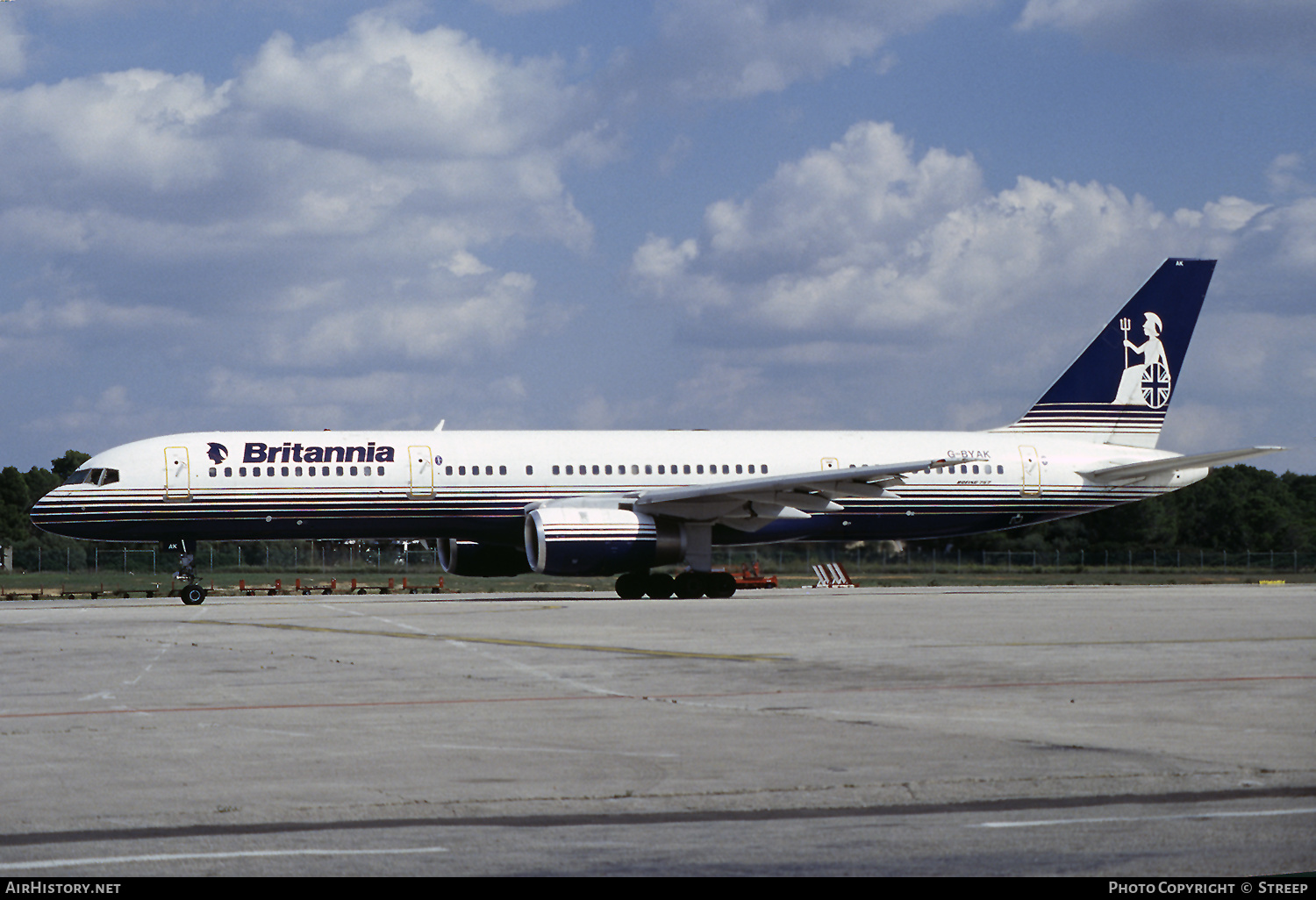 Aircraft Photo of G-BYAK | Boeing 757-204 | Britannia Airways | AirHistory.net #266831