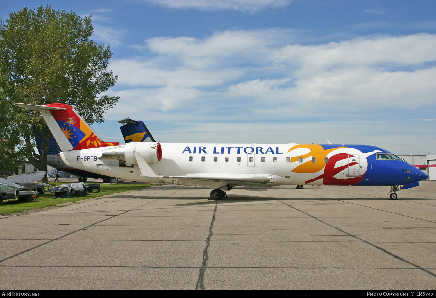 Aircraft Photo of F-GPTB | Bombardier CRJ-100 (CL-600-2B19) | Air Littoral | AirHistory.net #266834