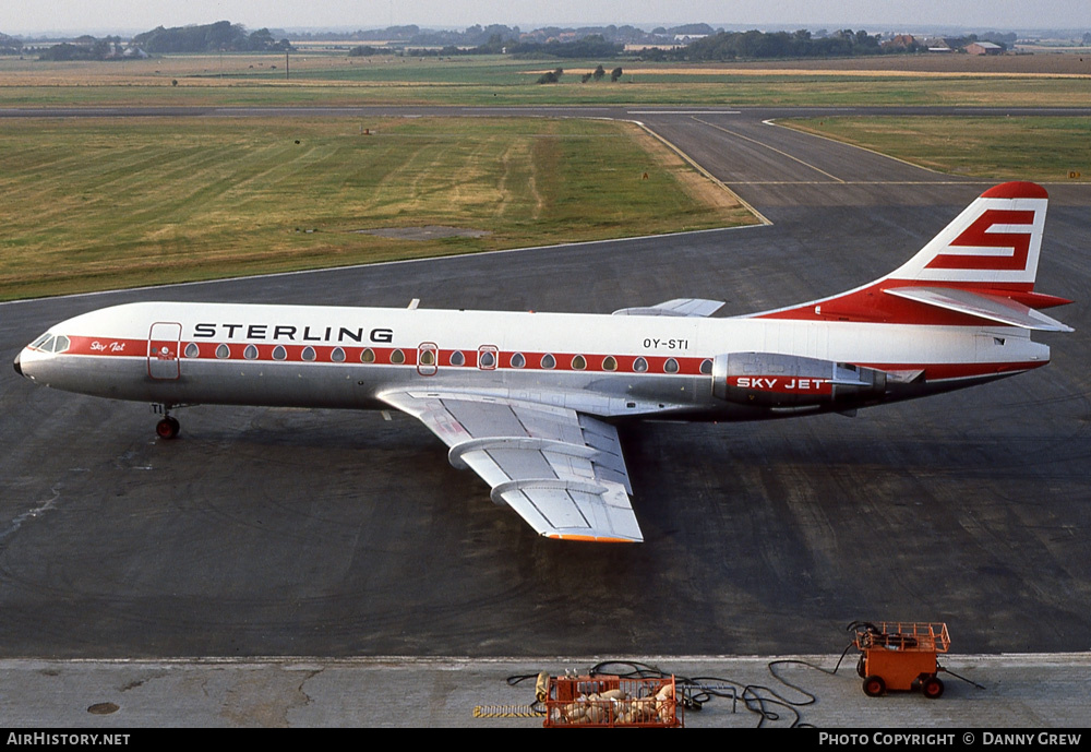 Aircraft Photo of OY-STI | Sud SE-210 Caravelle 10B3 Super B | Sterling Airways | AirHistory.net #266879