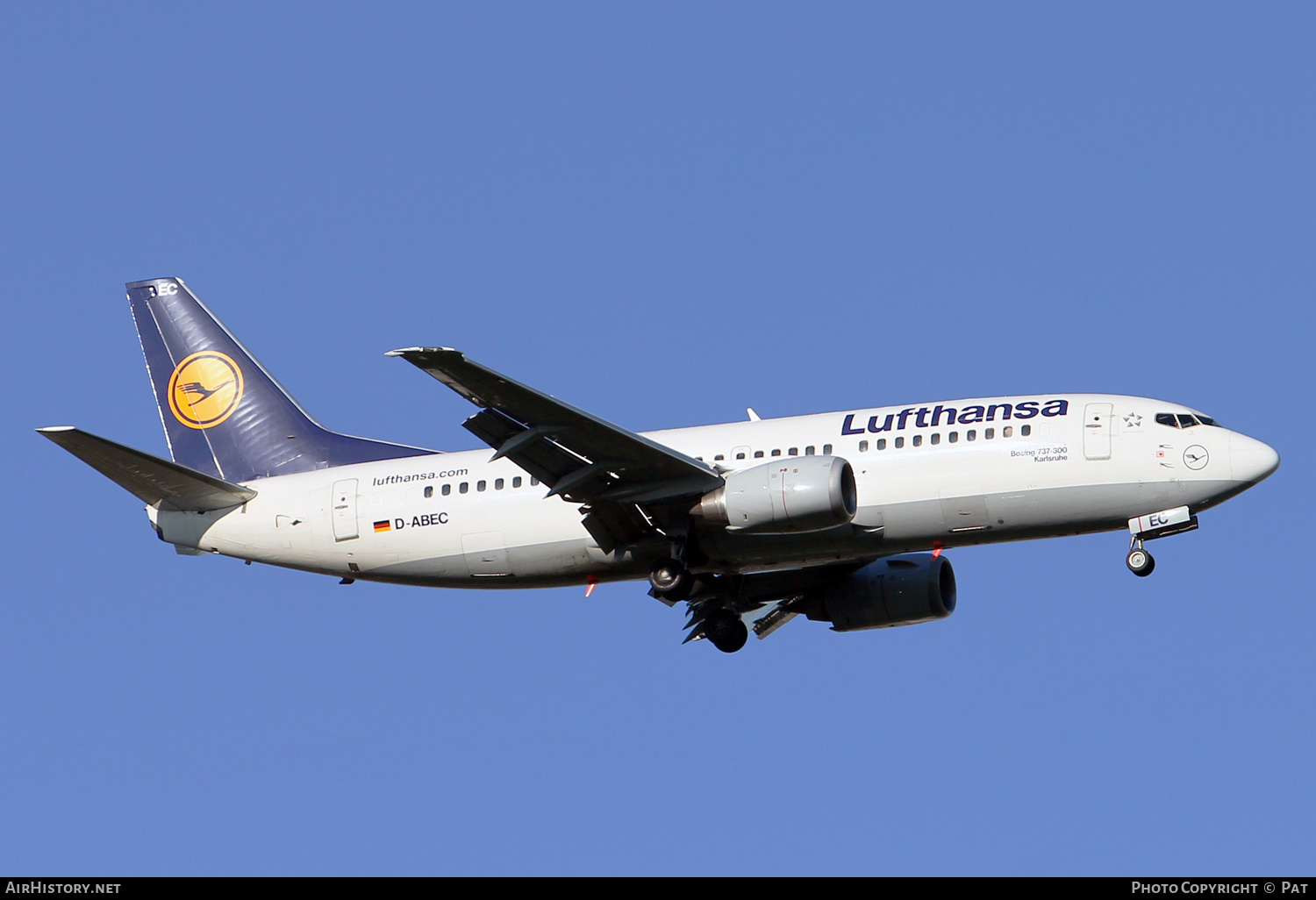 Aircraft Photo of D-ABEC | Boeing 737-330 | Lufthansa | AirHistory.net #266895