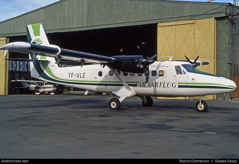 Aircraft Photo of TF-VLE | De Havilland Canada DHC-6-200 Twin Otter | Eagle Air of Iceland - Arnarflug | AirHistory.net #266901