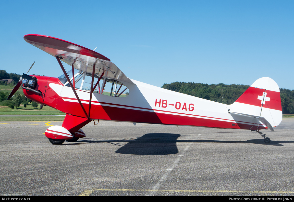 Aircraft Photo of HB-OAG | Piper J-3C-65 Cub | AirHistory.net #266907