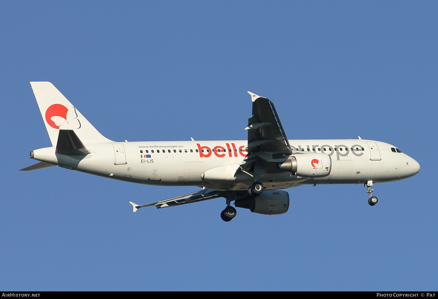 Aircraft Photo of EI-LIS | Airbus A320-214 | Belle Air Europe | AirHistory.net #266920