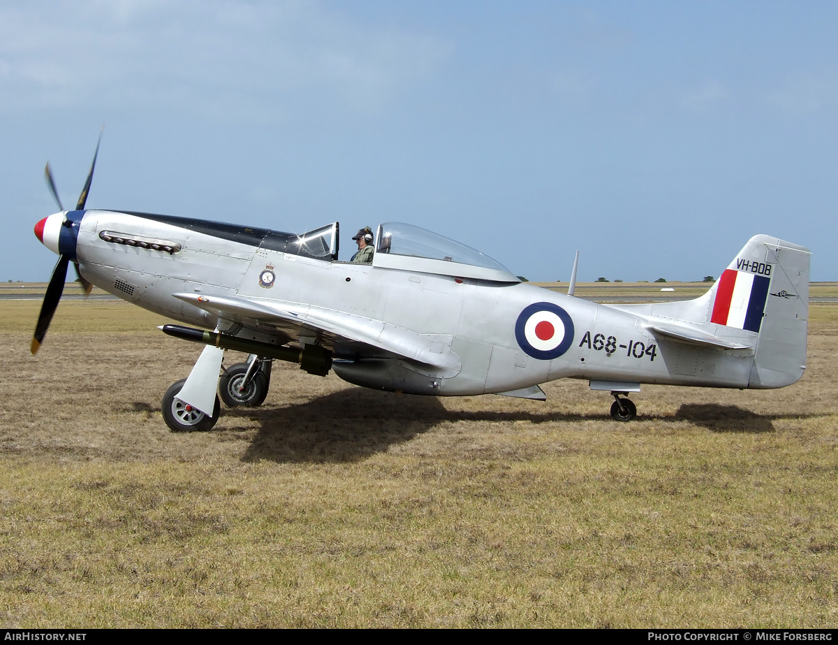 Aircraft Photo of VH-BOB / A68-104 | Commonwealth CA-18 Mustang 21 (P-51D) | Australia - Air Force | AirHistory.net #266938