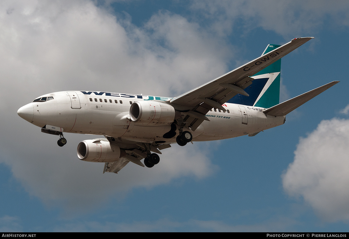 Aircraft Photo of C-GWSI | Boeing 737-6CT | WestJet | AirHistory.net #266993