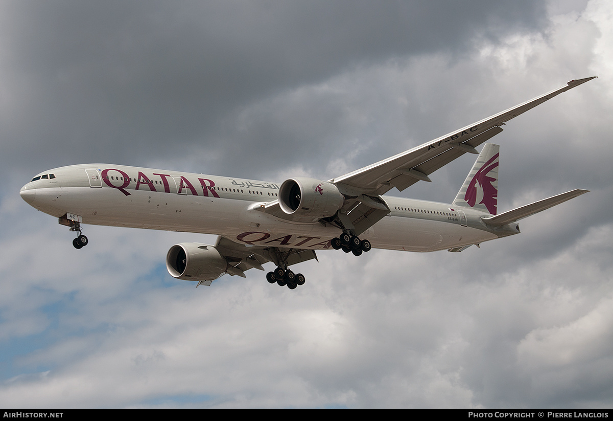 Aircraft Photo of A7-BAC | Boeing 777-3DZ/ER | Qatar Airways | AirHistory.net #267019