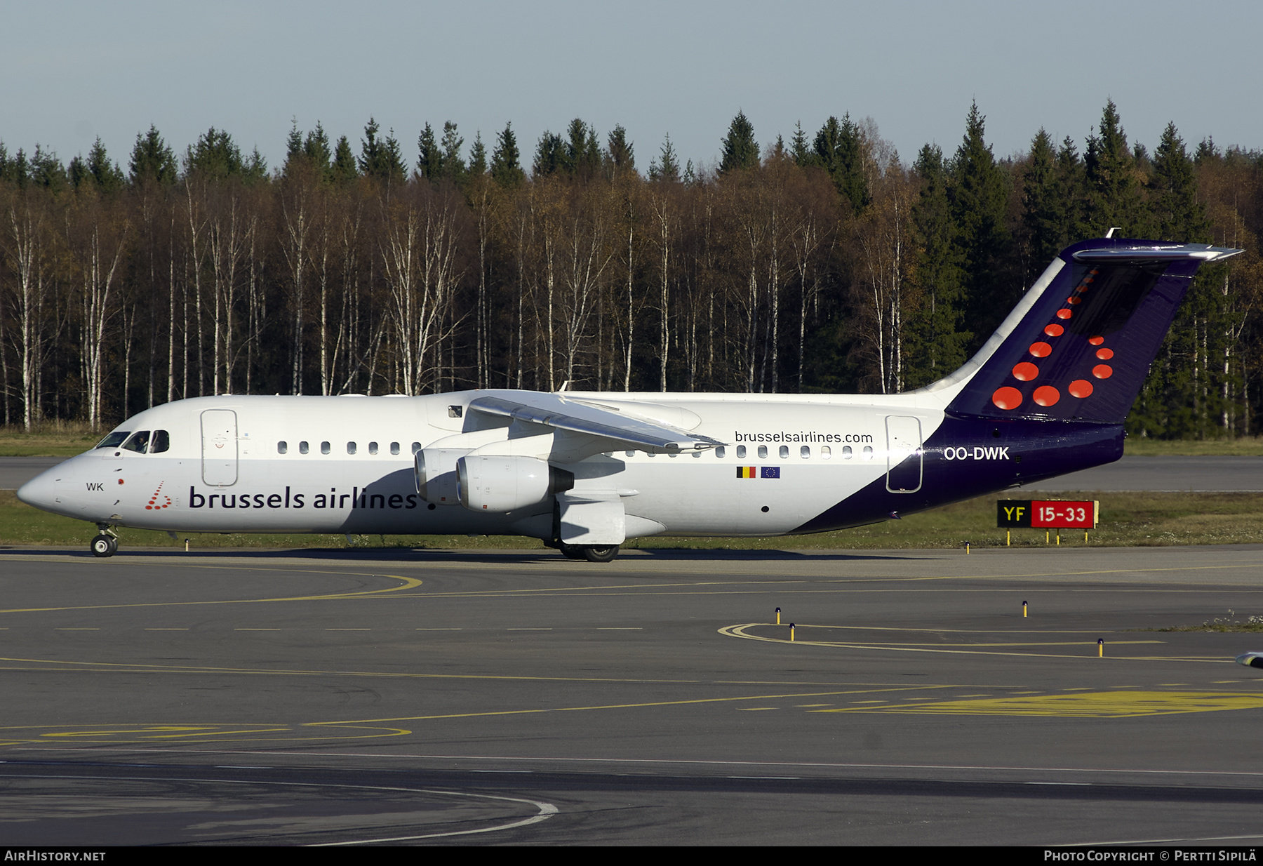 Aircraft Photo of OO-DWK | British Aerospace Avro 146-RJ100 | Brussels Airlines | AirHistory.net #267021