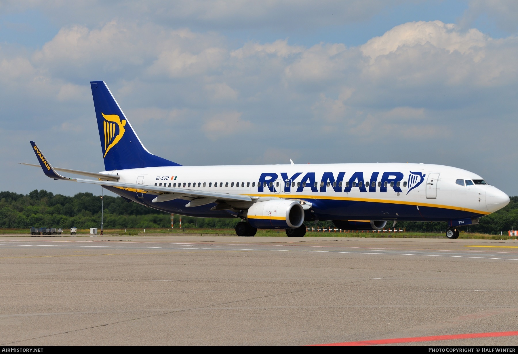 Aircraft Photo of EI-EVD | Boeing 737-8AS | Ryanair | AirHistory.net #267025