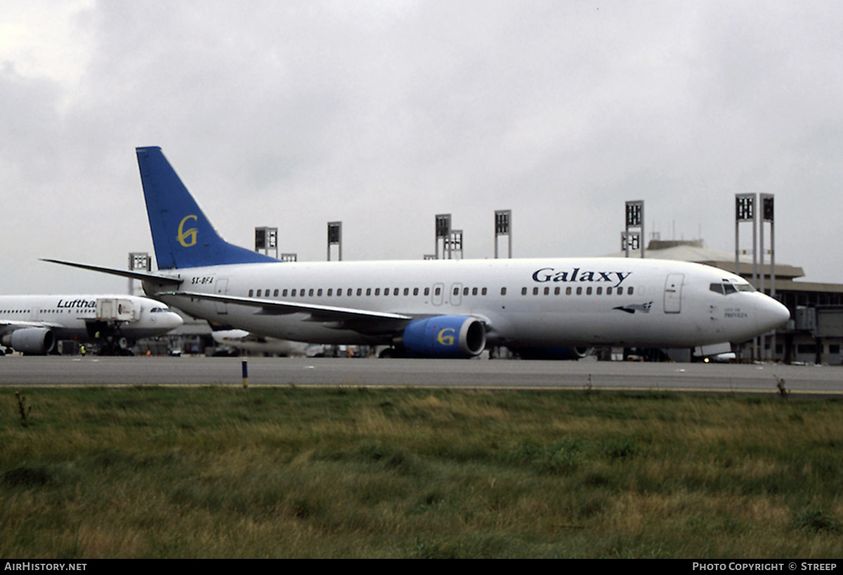 Aircraft Photo of SX-BFA | Boeing 737-4Q8 | Galaxy Airways | AirHistory.net #267026