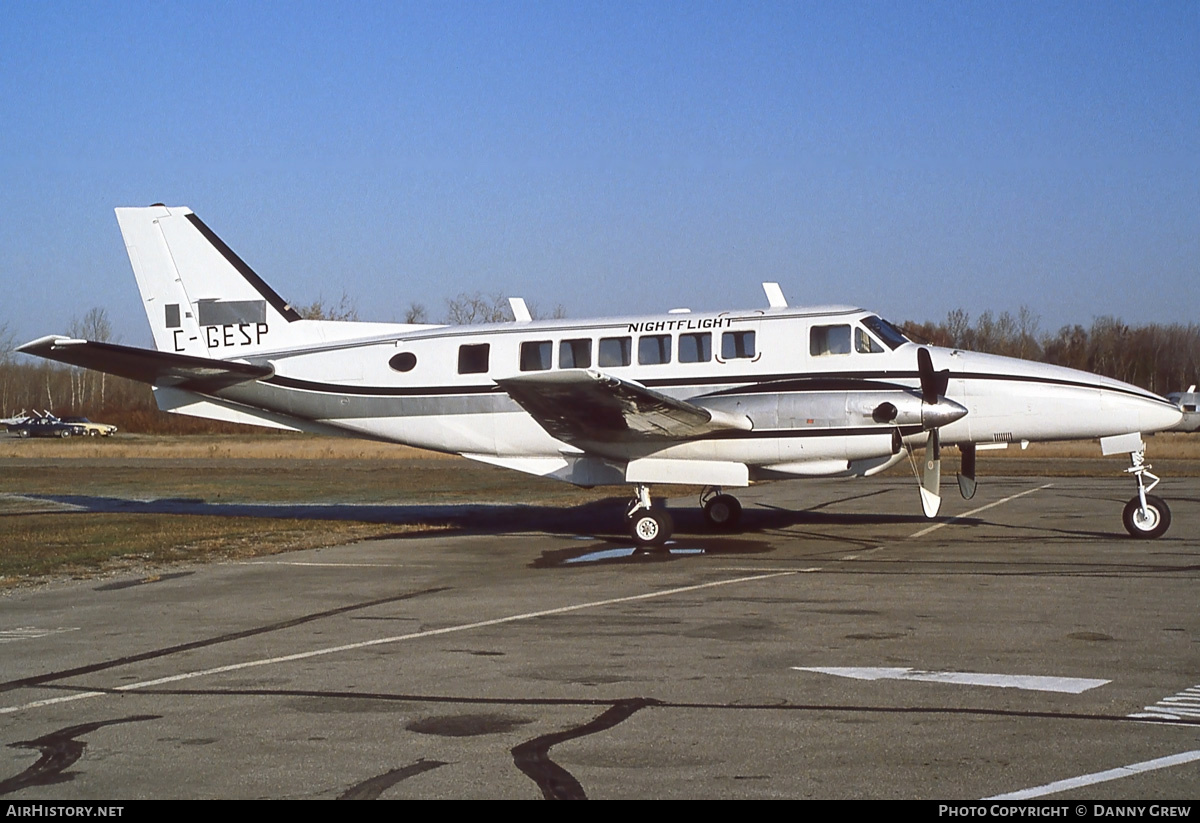 Aircraft Photo of C-GESP | Beech 99 | Nightflight | AirHistory.net #267055