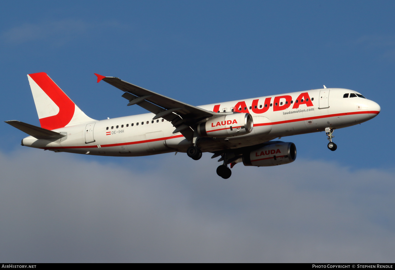 Aircraft Photo of OE-IHH | Airbus A320-232 | Lauda | AirHistory.net #267059