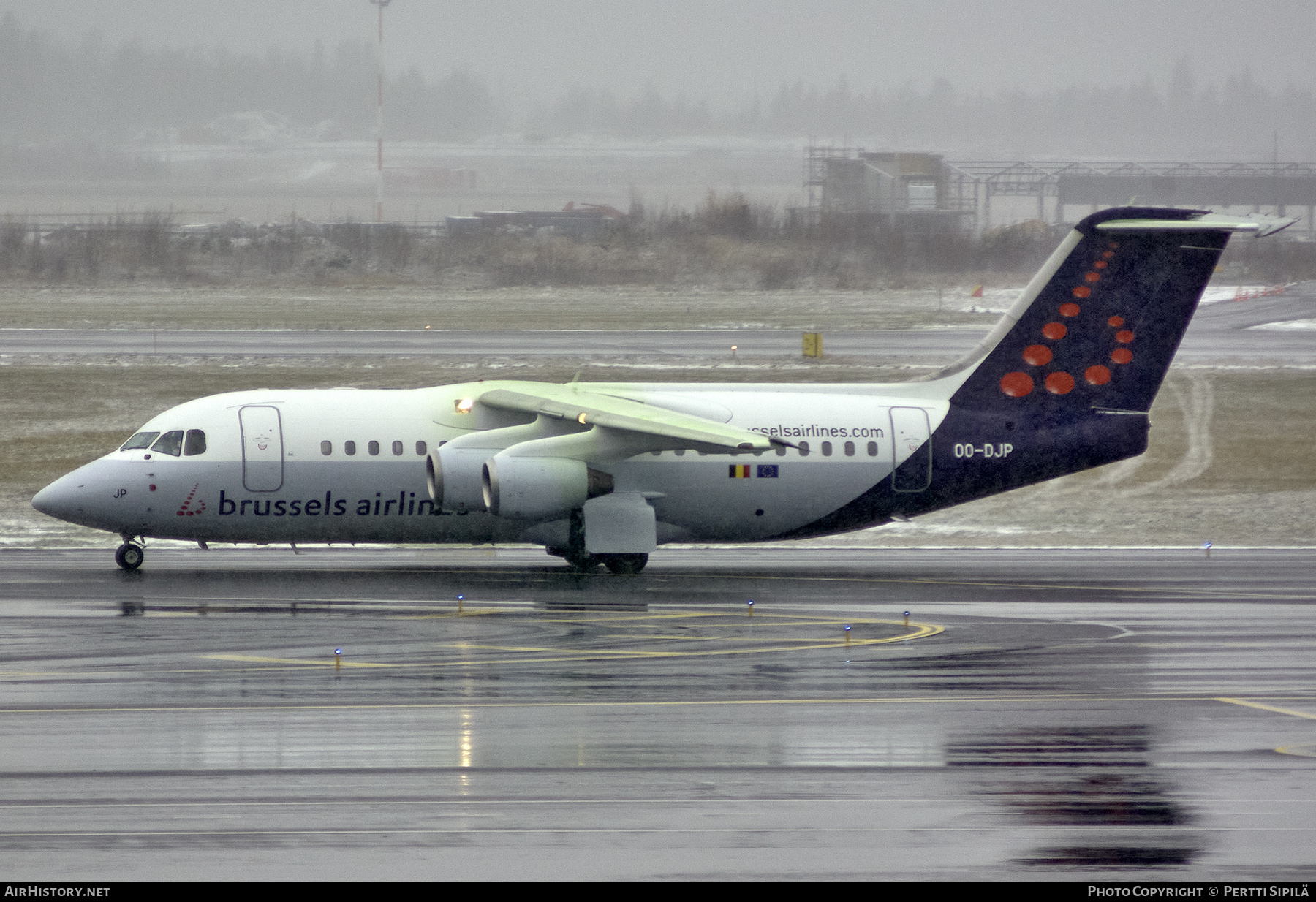 Aircraft Photo of OO-DJP | British Aerospace Avro 146-RJ85 | Brussels Airlines | AirHistory.net #267061