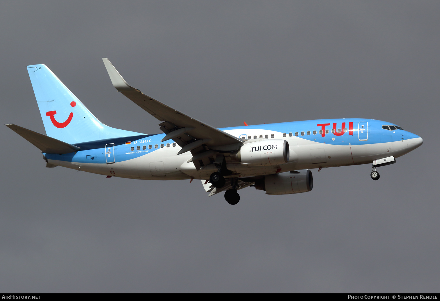 Aircraft Photo of D-AHXG | Boeing 737-7K5 | TUI | AirHistory.net #267062