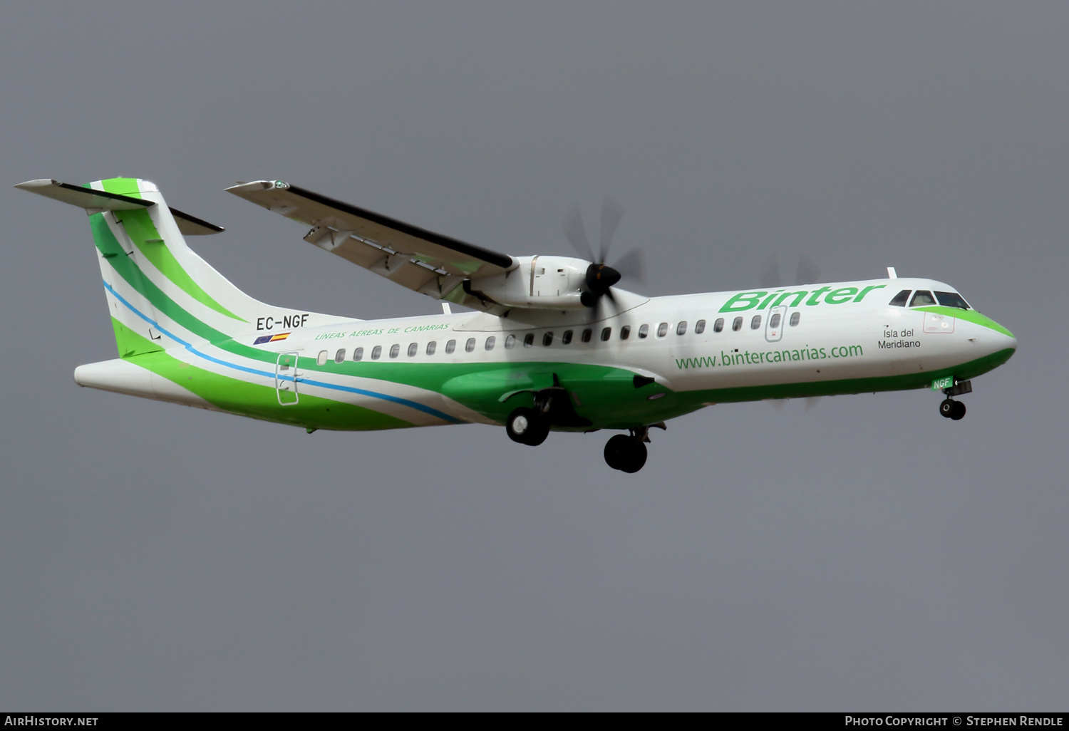 Aircraft Photo of EC-NGF | ATR ATR-72-600 (ATR-72-212A) | Binter Canarias | AirHistory.net #267064