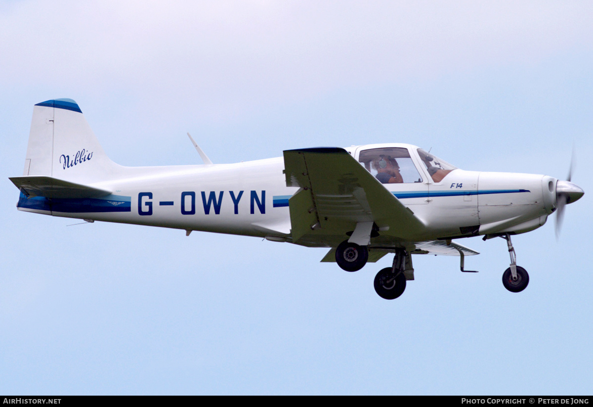 Aircraft Photo of G-OWYN | Aviamilano F-14 Nibbio | AirHistory.net #267124